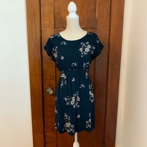 ModCloth Apricot Floral Dress